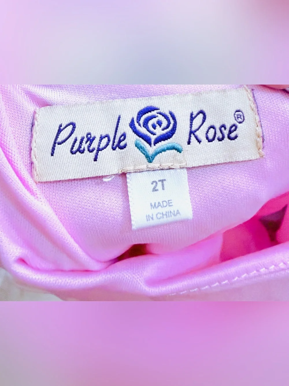 Purple Rose Toddler Girls 2T Pink Tweed Plaid Party Dress Bow Ruffle